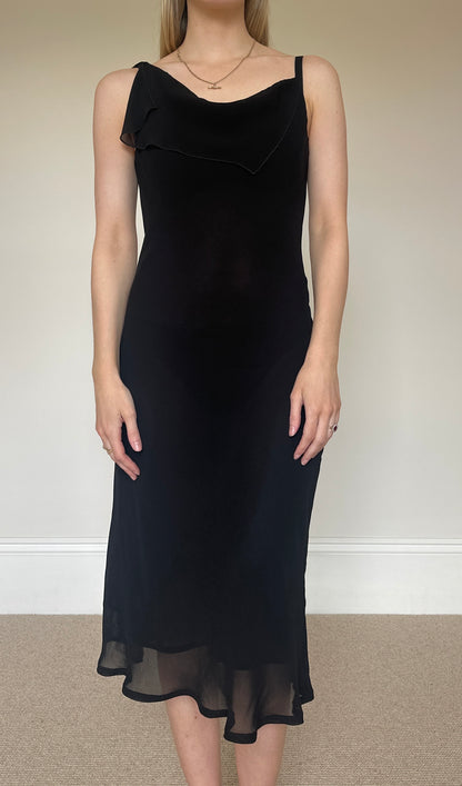 Vintage black floaty dress
