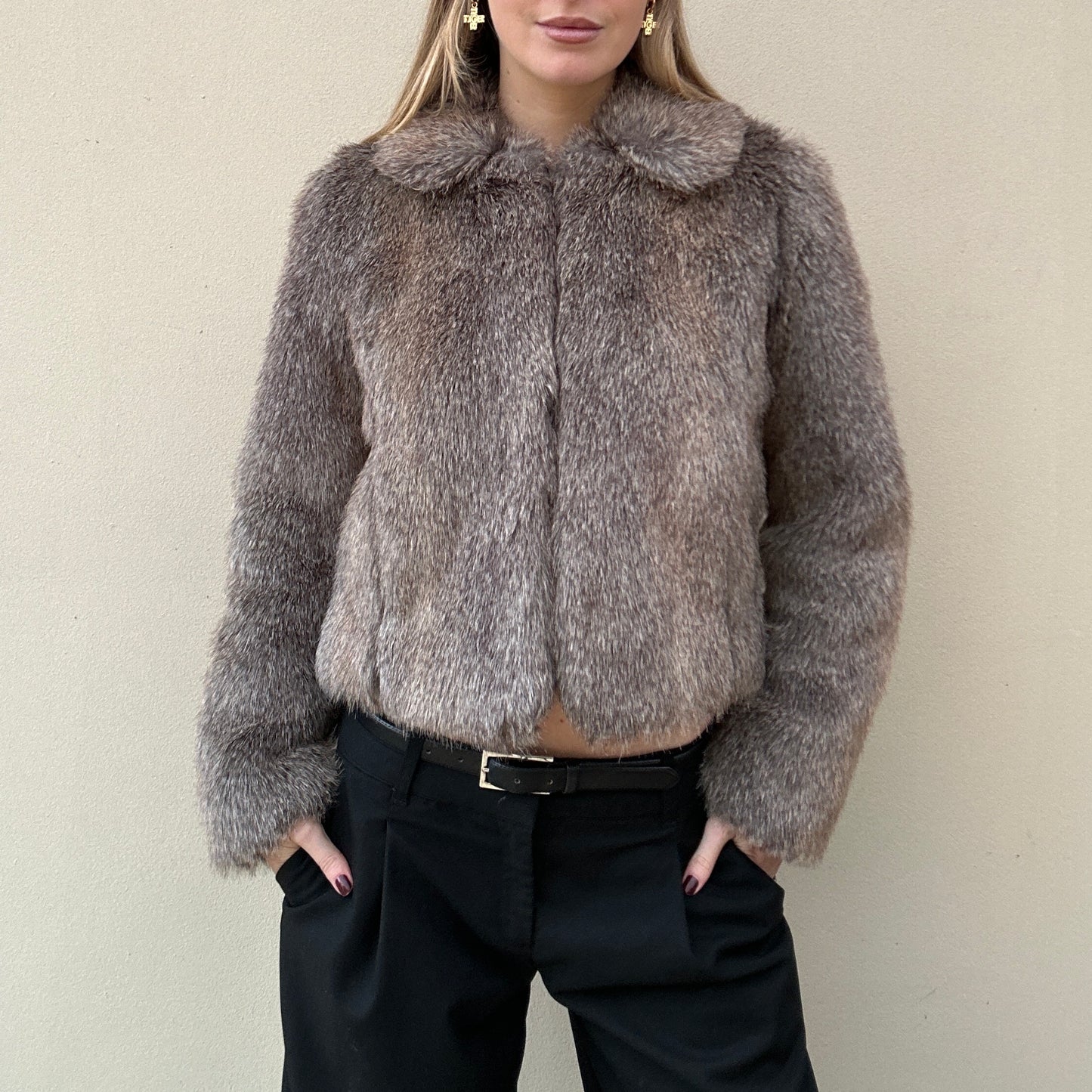 Vintage faux fur jacket