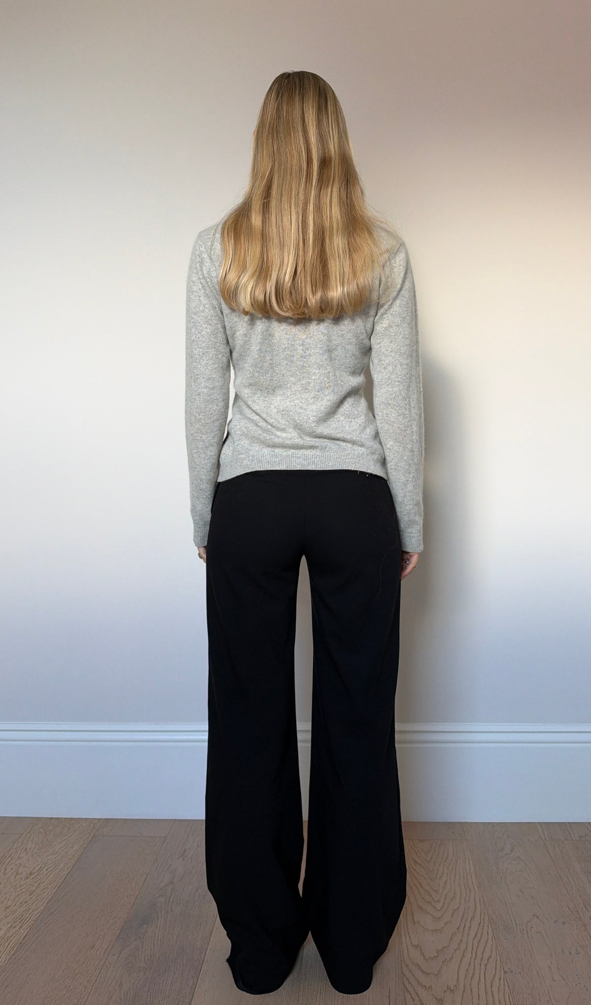 Vintage cashmere argyle jumper
