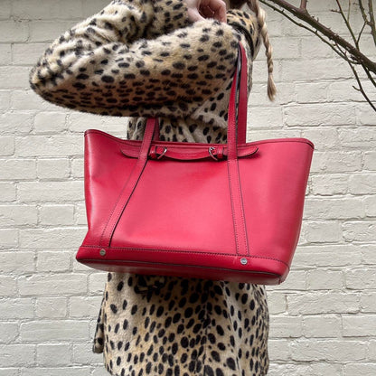 Vintage red handbag by l.k. Bennet