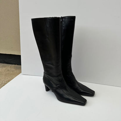 Vintage Black leather boots