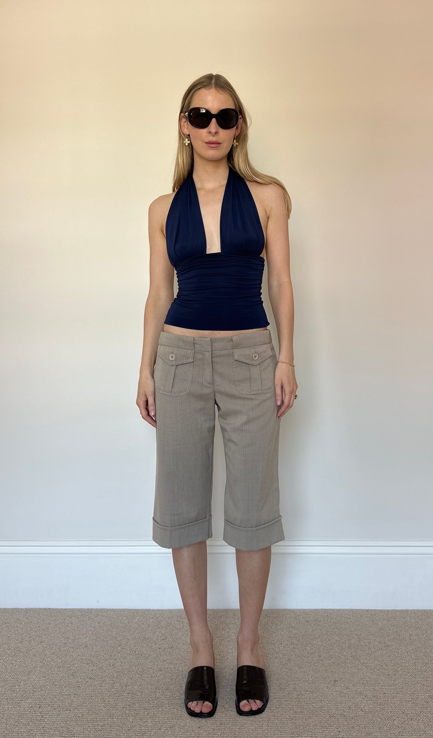 Vintage suit capris