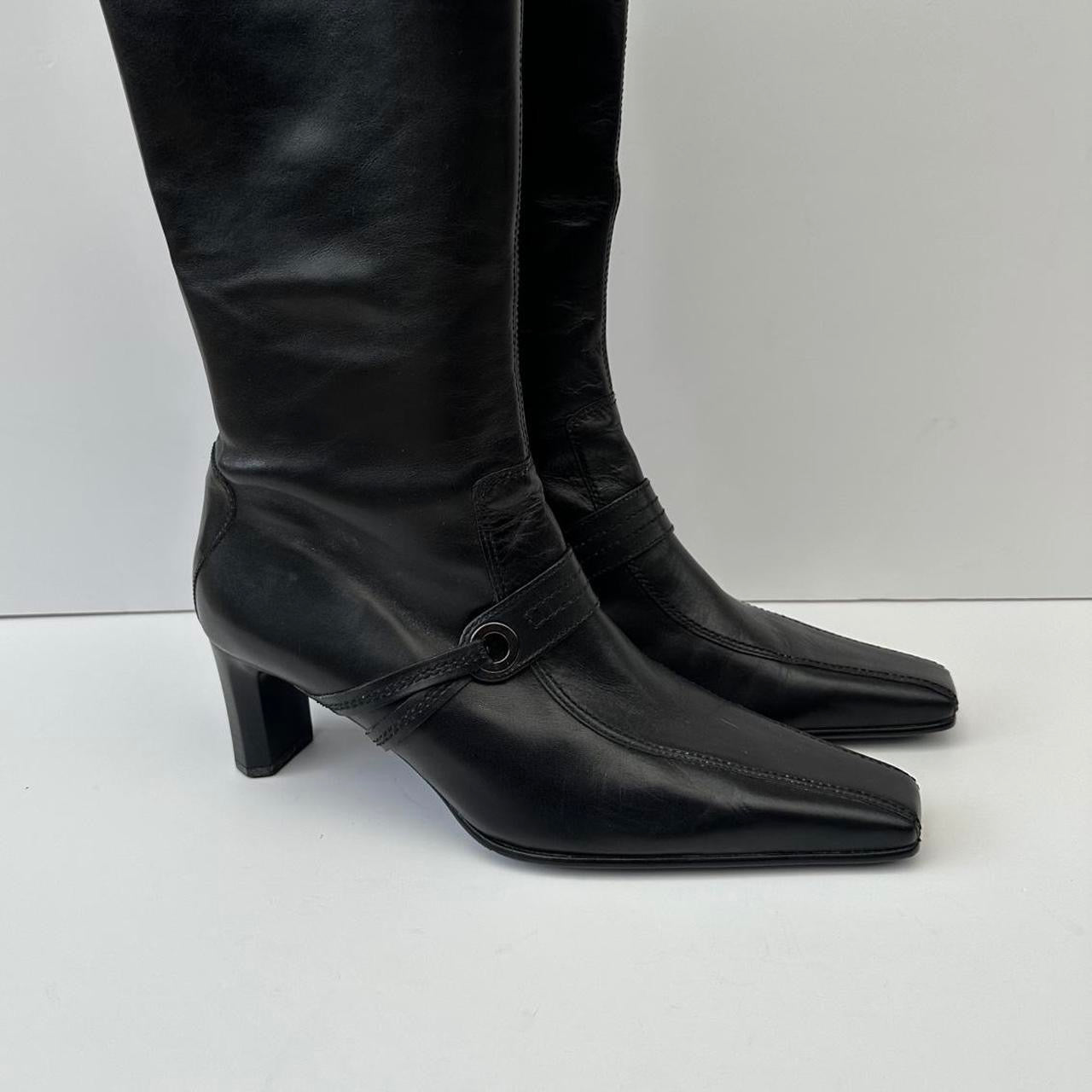 Vintage Black leather boots