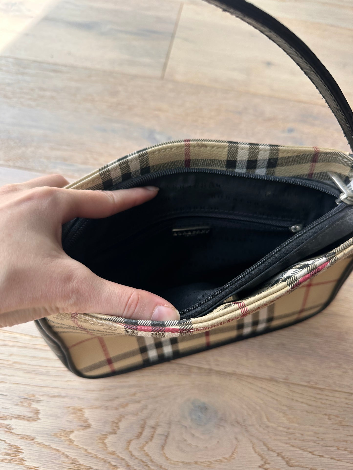 Vintage nova check bag and purse