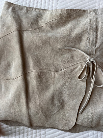 Vintage Real Suede Mini skirt