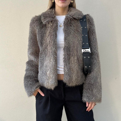 Vintage faux fur coat