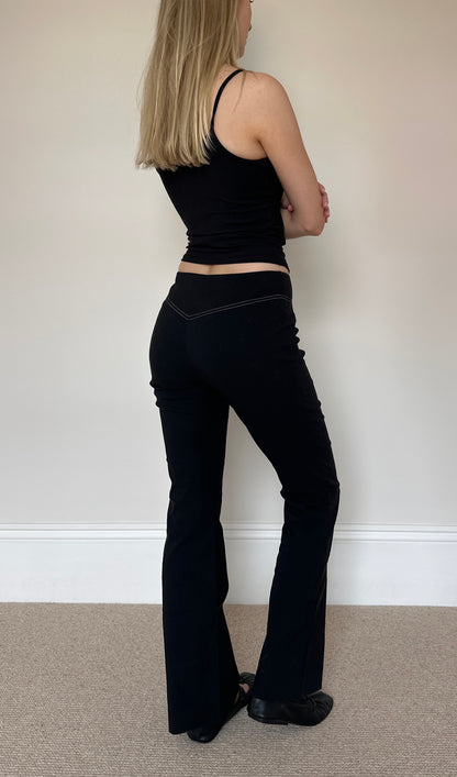Vintage black 00s trousers