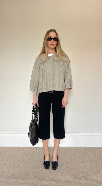 Vintage grey pea coat