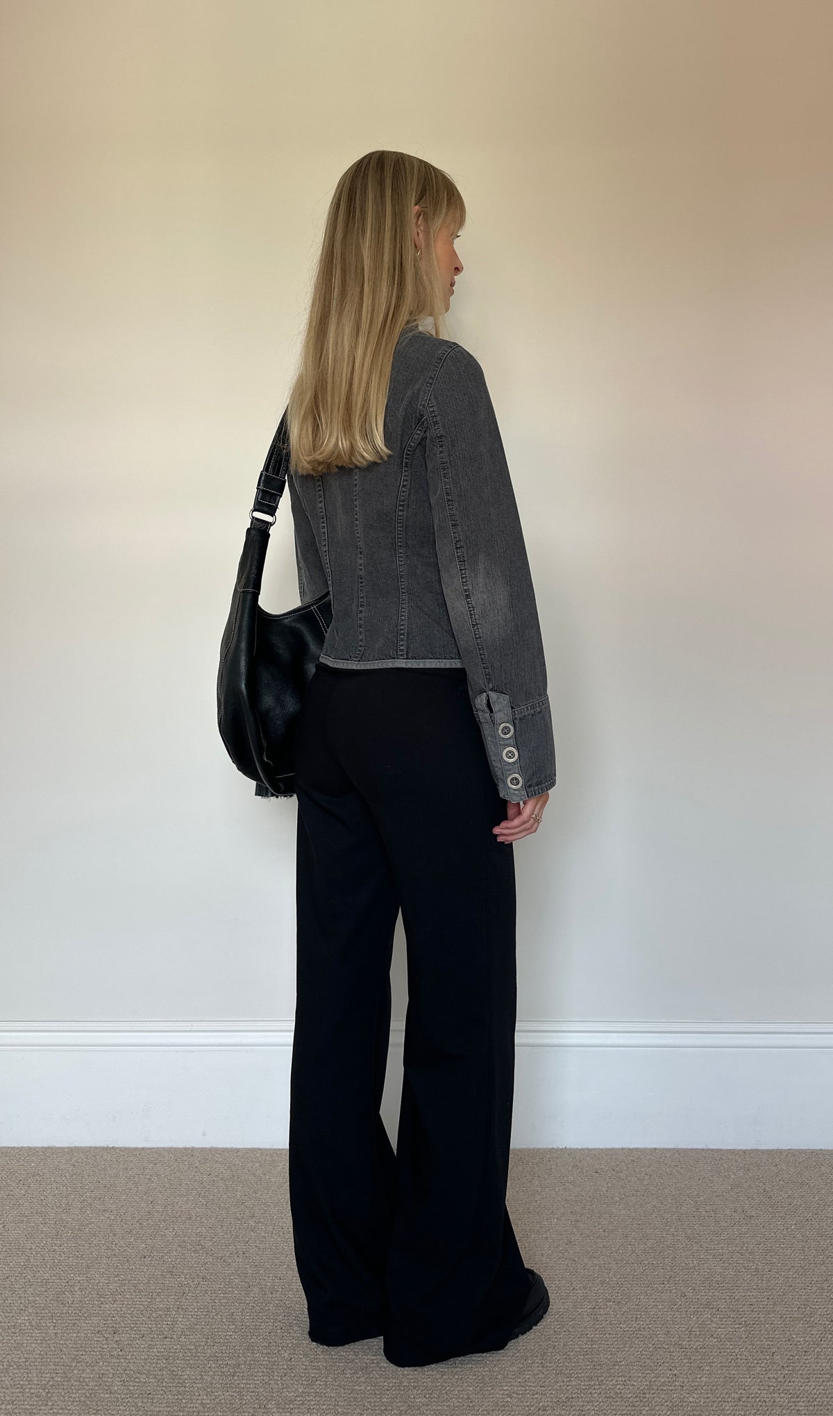 Vintage Grey Denim Jacket