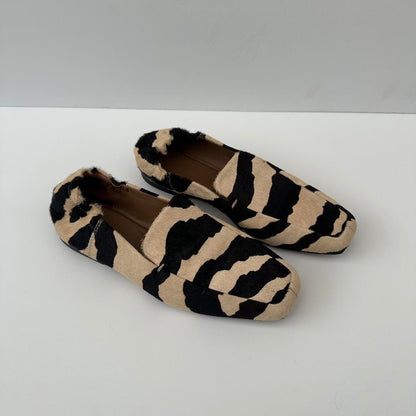 Pony skin loafers