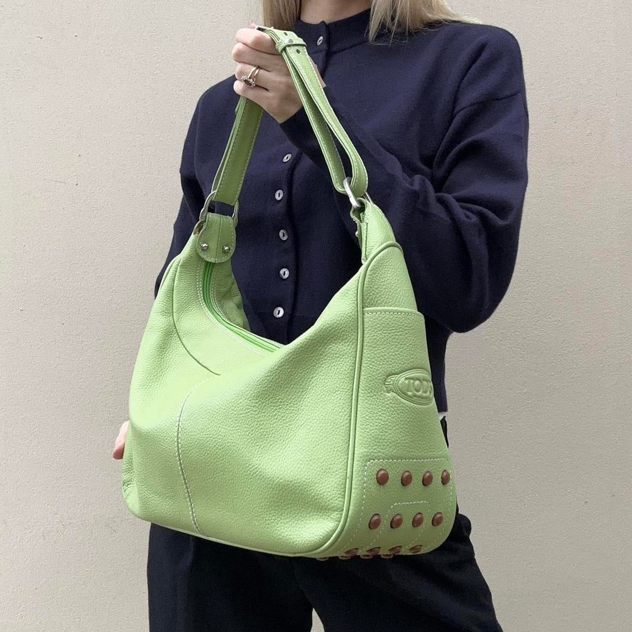 Vintage 00s Tods green bag