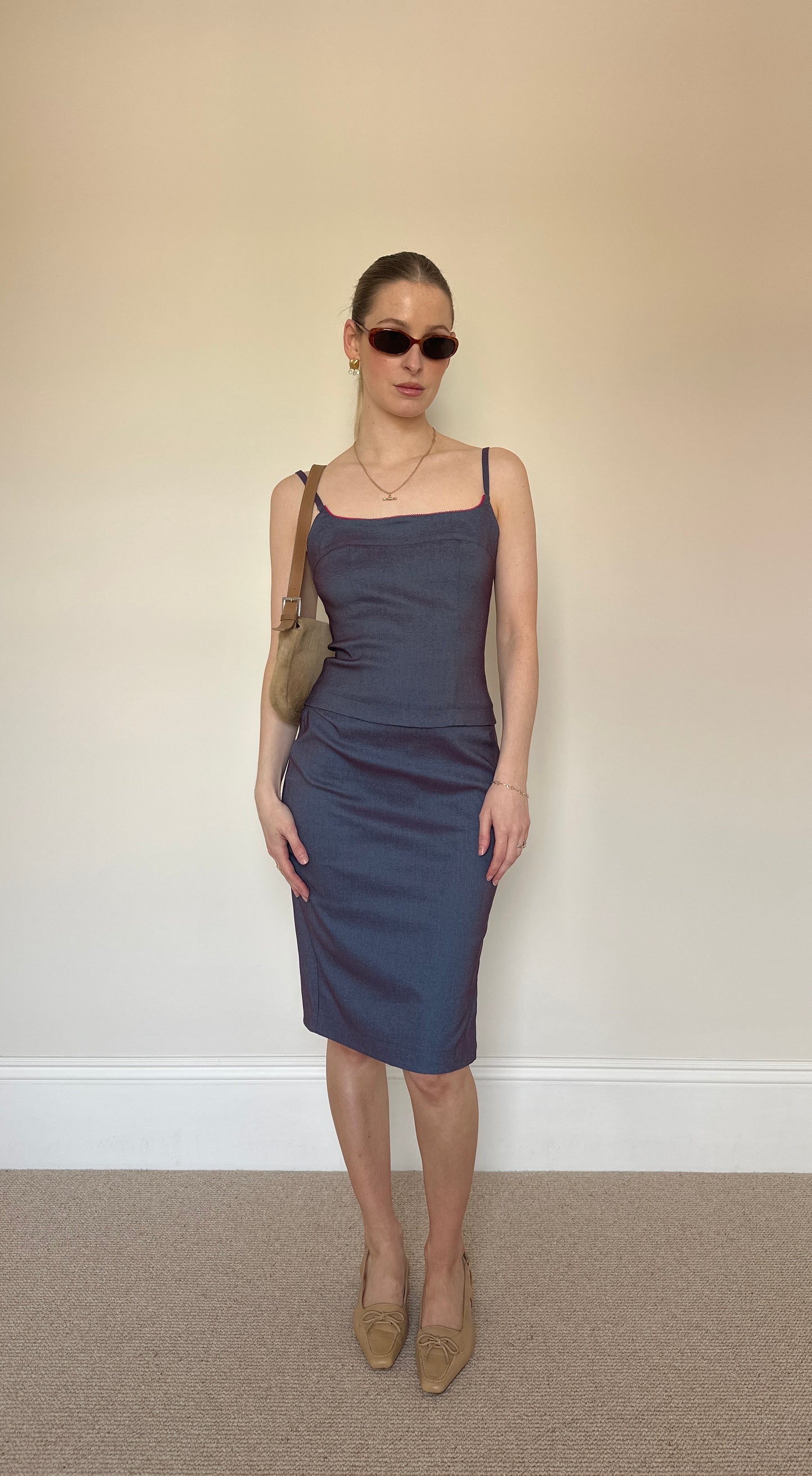 Vintage purple two-piece