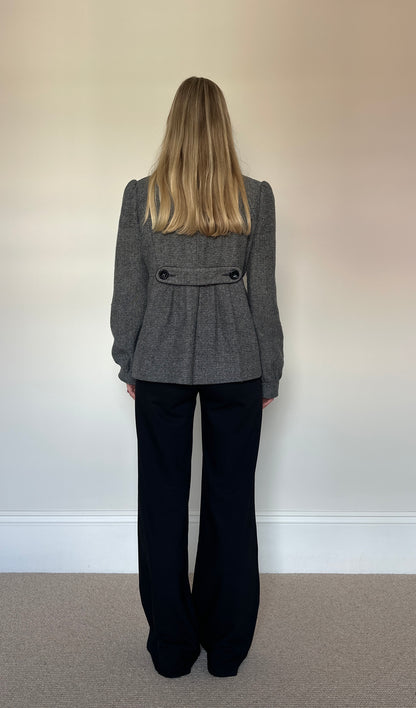 Vintage Grey Pea Coat