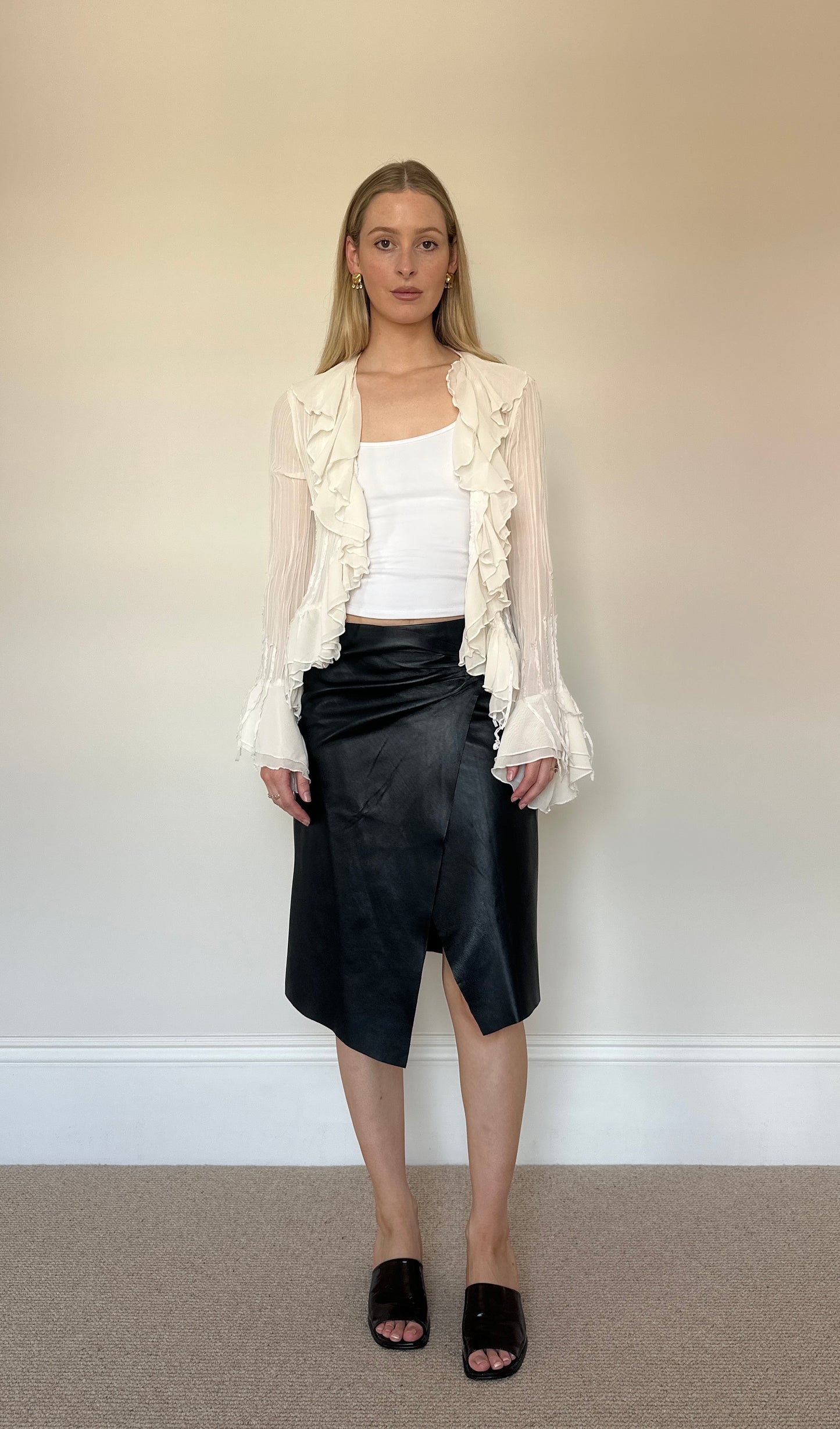 Vintage frill blouse