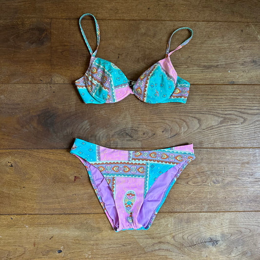 00s paisley bikini Small