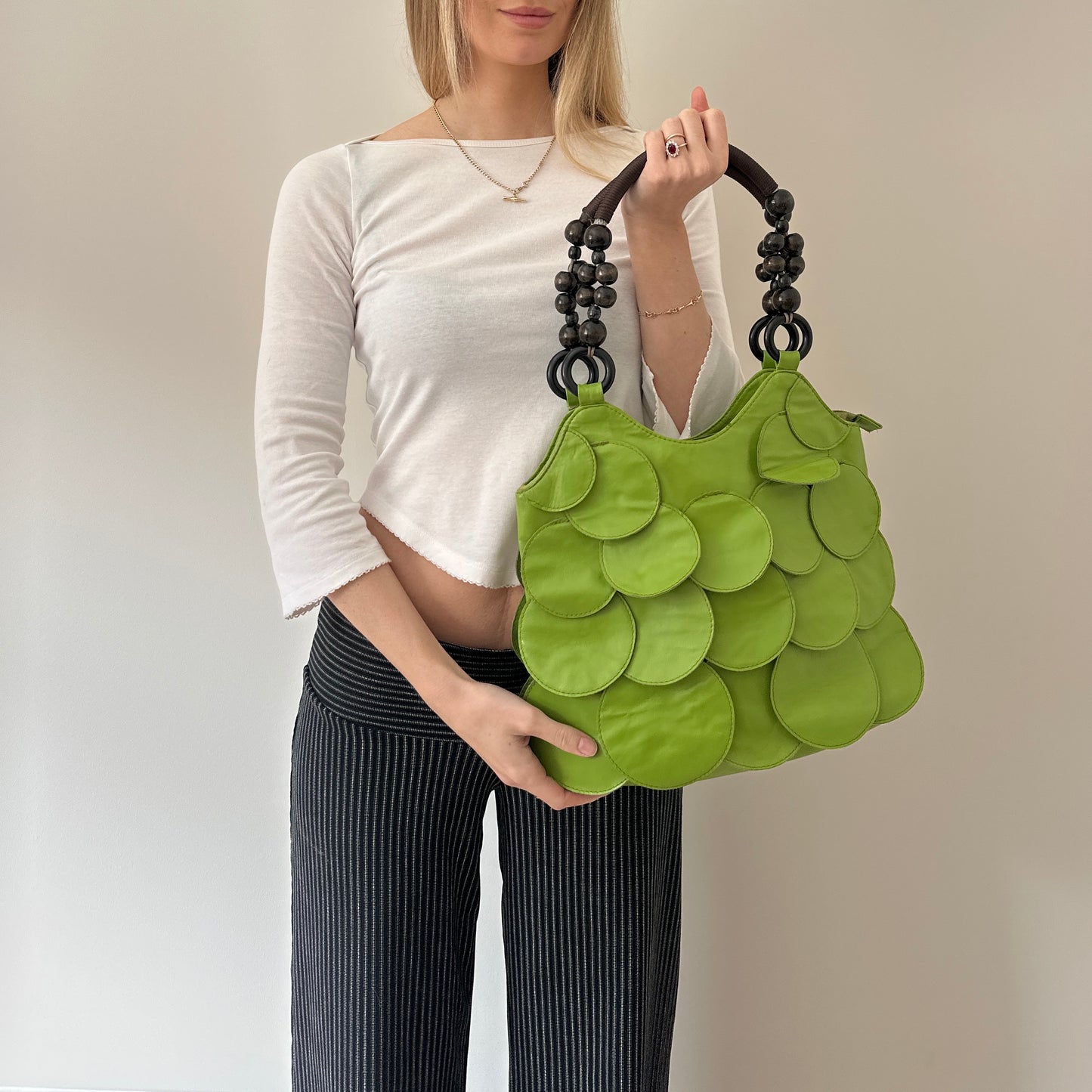 Vintage Pistachio green handbag