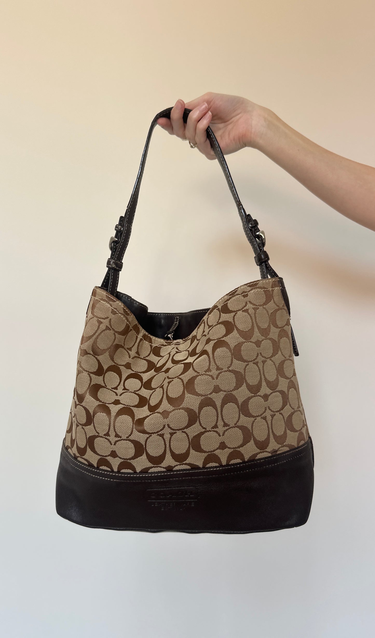 Vintage coach shoulder bag