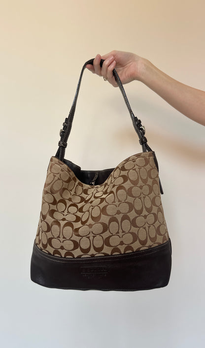 Vintage coach shoulder bag