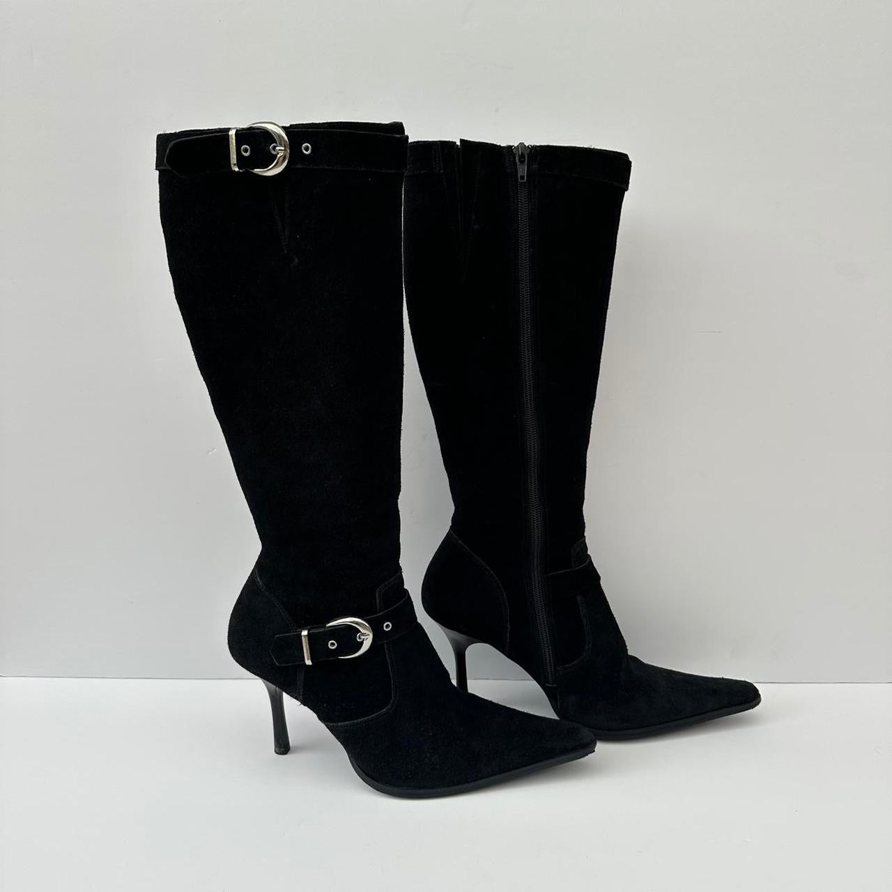 Vintage 00s suede black boots