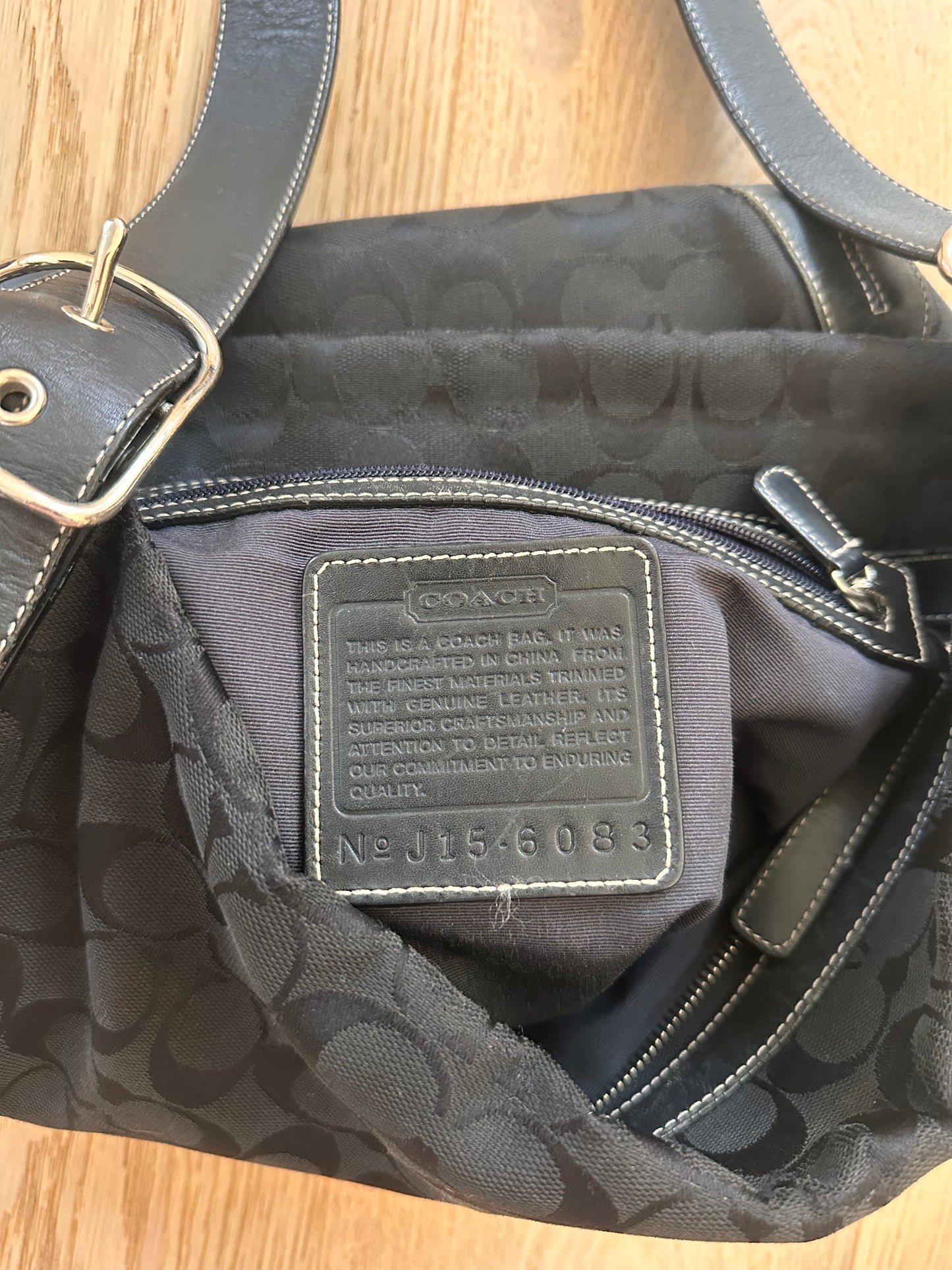 Vintage black Coach bag