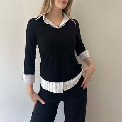 Vintage layer shirt & jumper