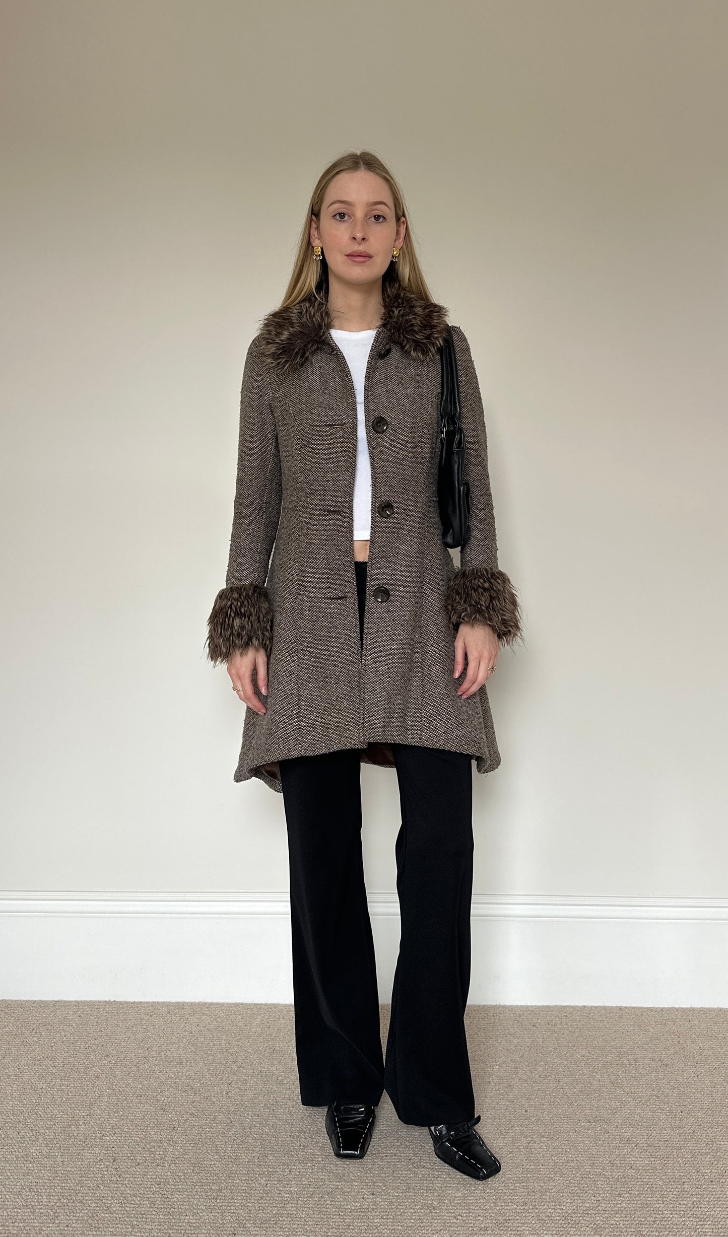 Vintage Tweed Afghan Jacket
