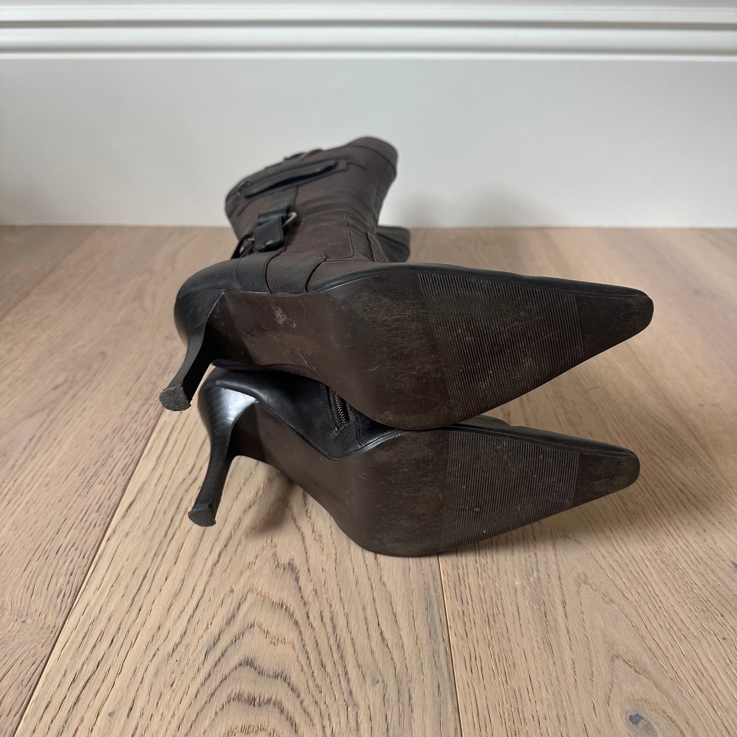 Vintage buckle boots