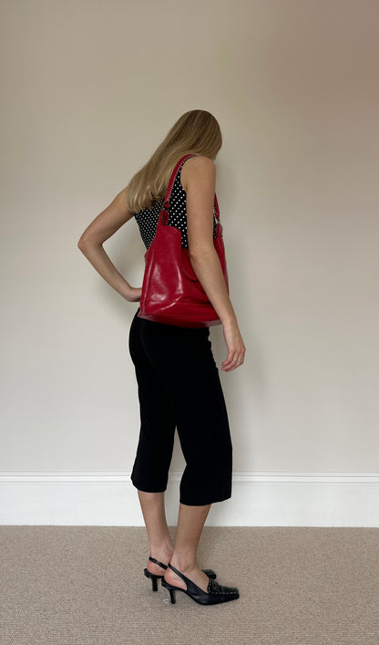 Vintage 90s Red Handbag