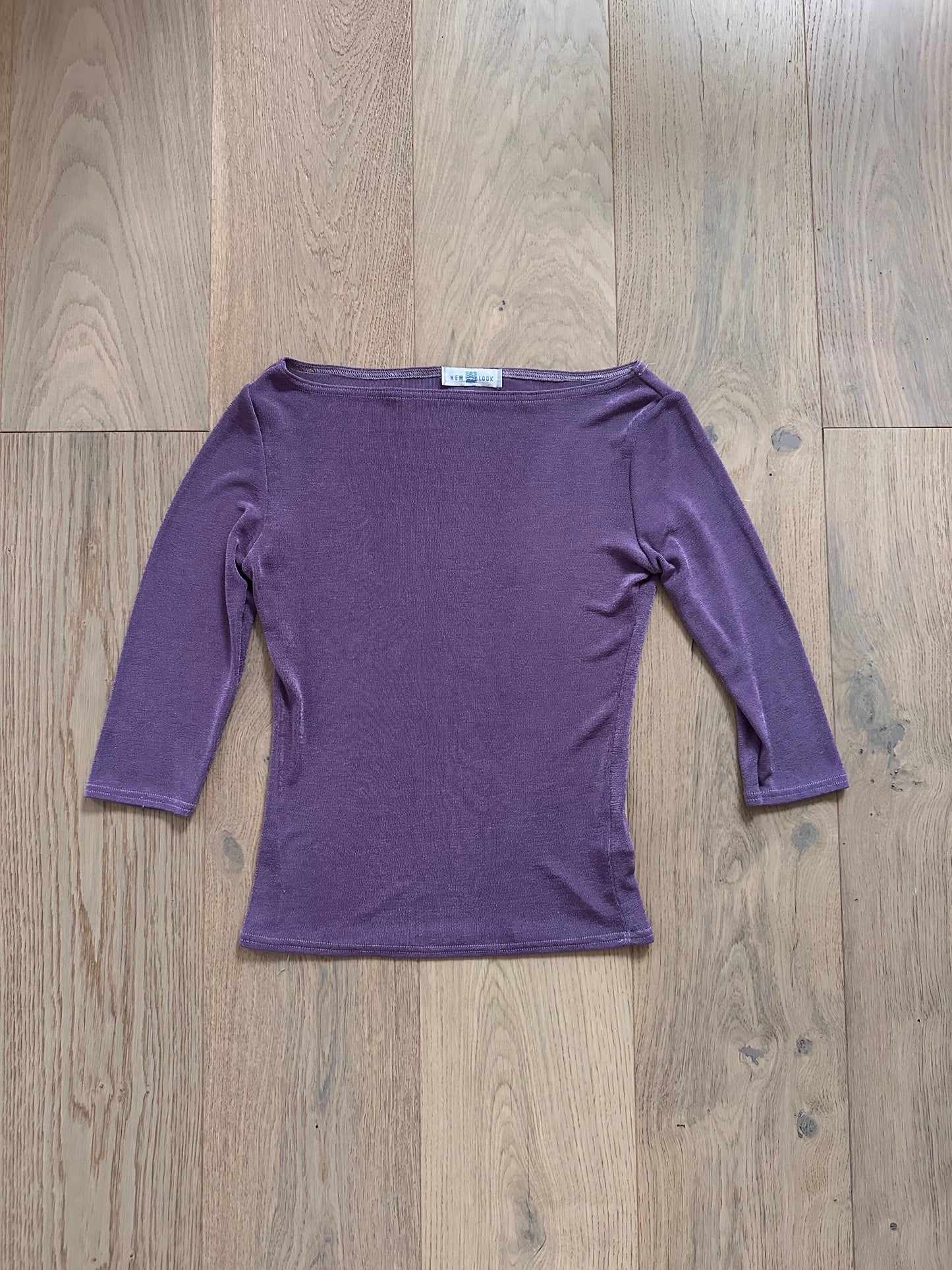 SALE Vintage purple 3/4 sleeve top