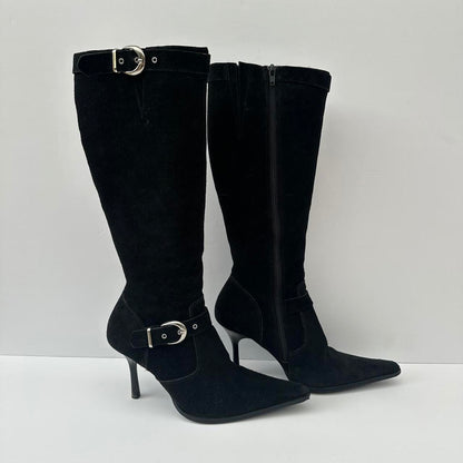 Vintage 00s suede black boots