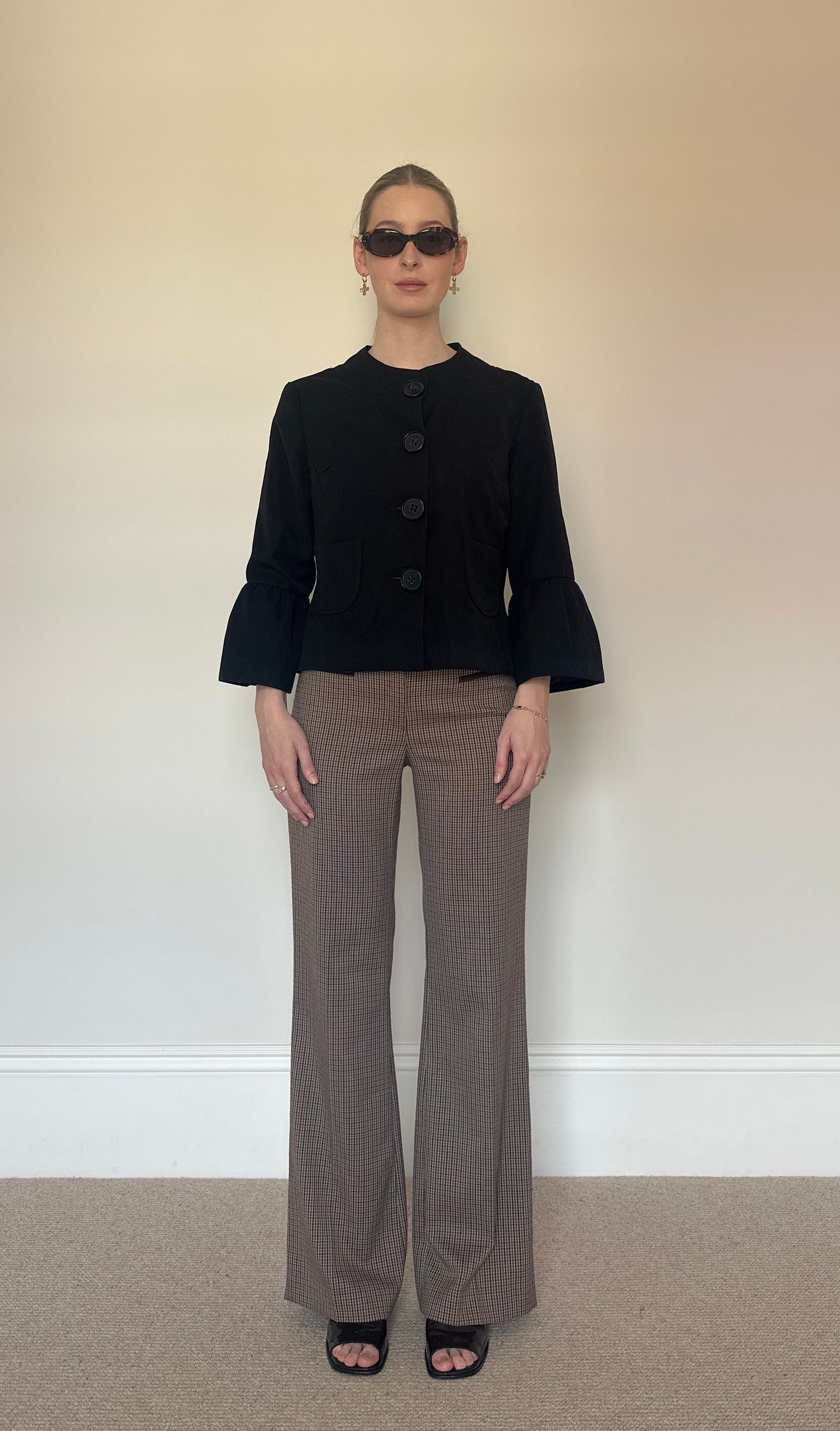 Vintage black pea coat