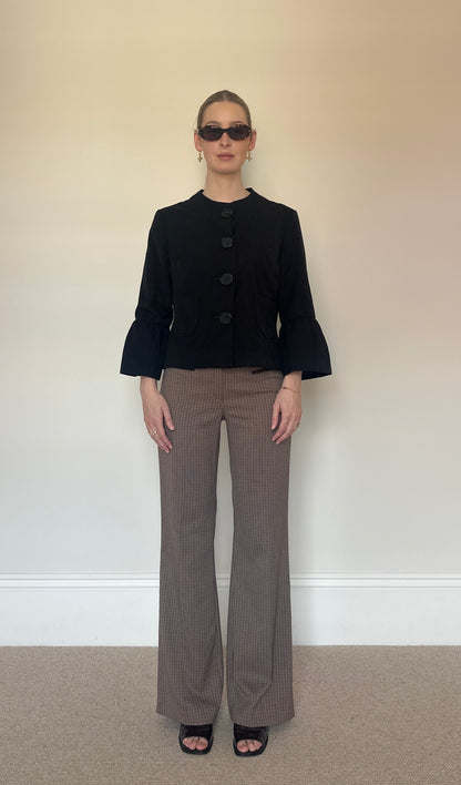 Vintage black pea coat