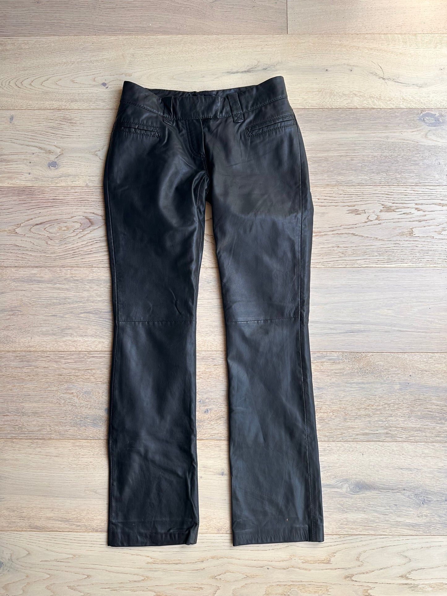 SALE Vintage Morgan de toi leather trousers