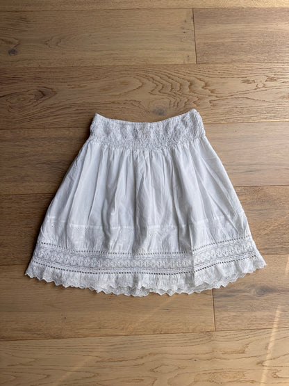 SALE Vintage white midi skirt