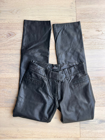 SALE Vintage Morgan de toi leather trousers