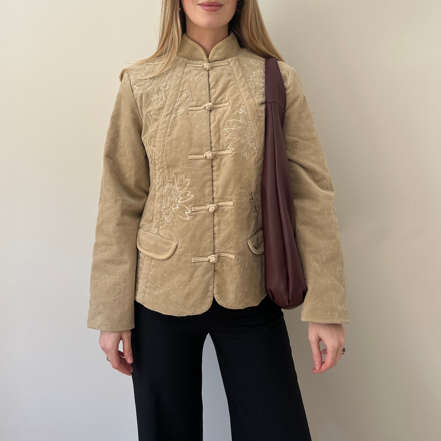 Vintage frog clasp jacket