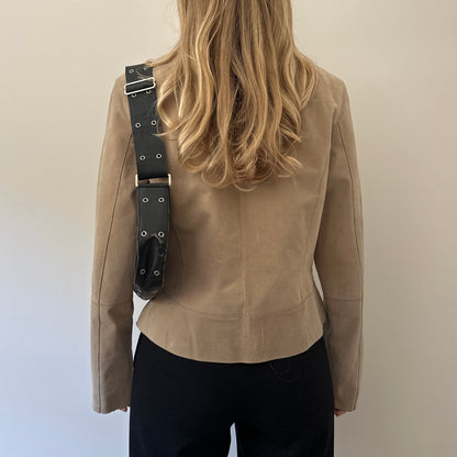 Vintage camel suede jacket