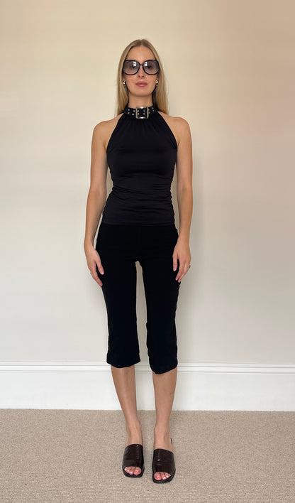 Morgan de toi grommet halter top