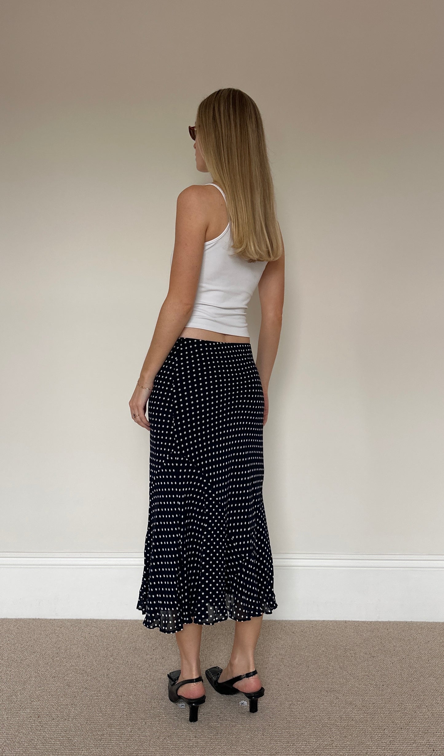 Vintage Polka Dot Skirt