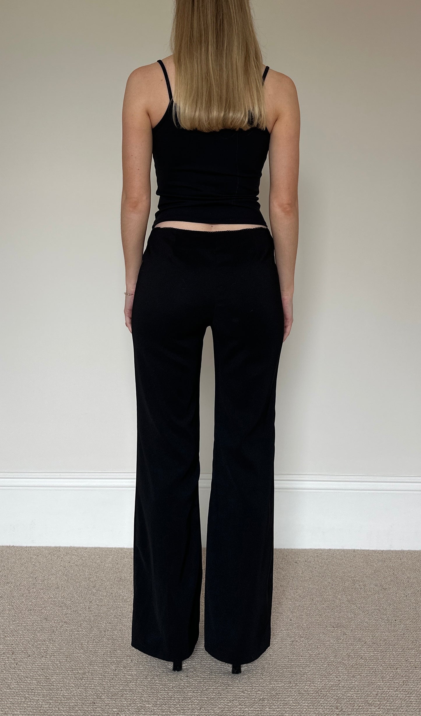 Vintage hook and eye trousers