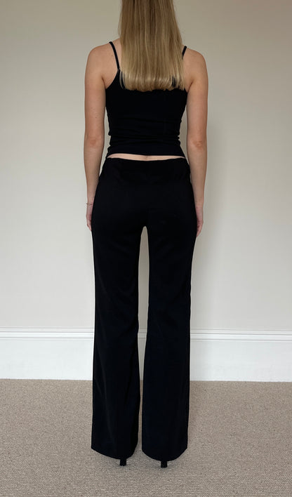 Vintage hook and eye trousers