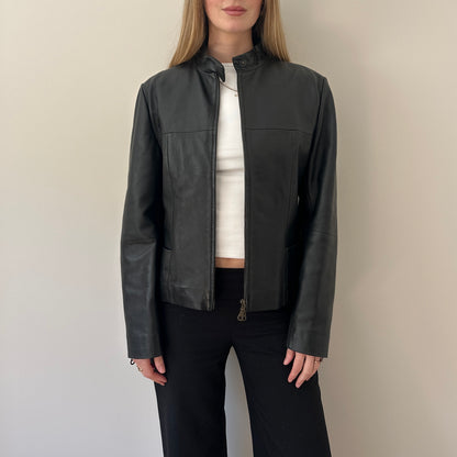 Vintage Black leather jacket