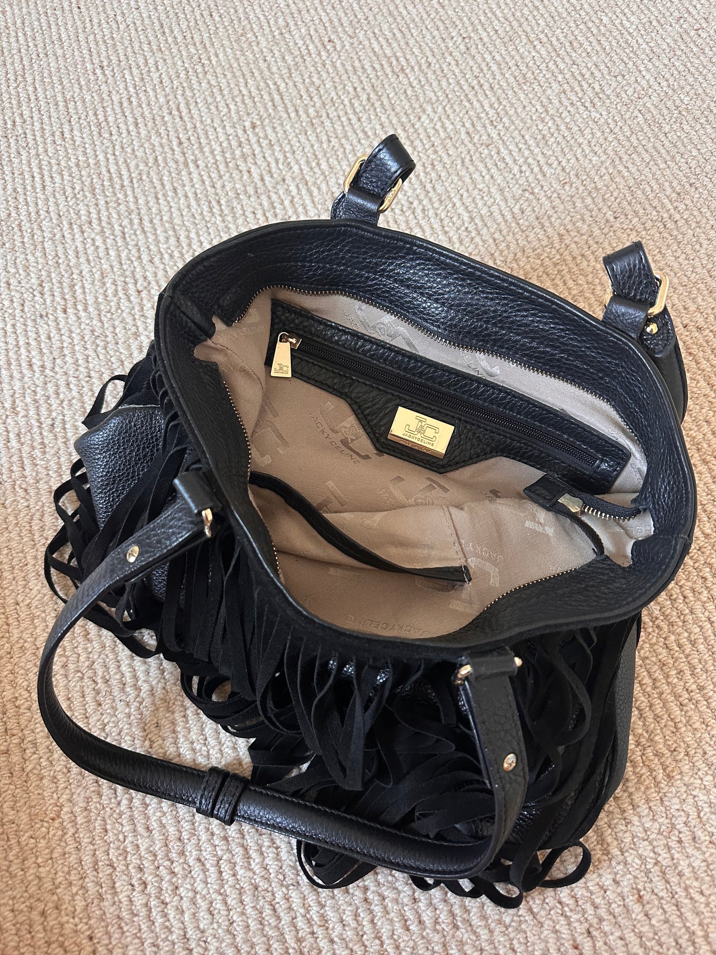 Vintage Leather Tassel Bag
