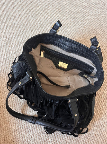 Vintage Leather Tassel Bag