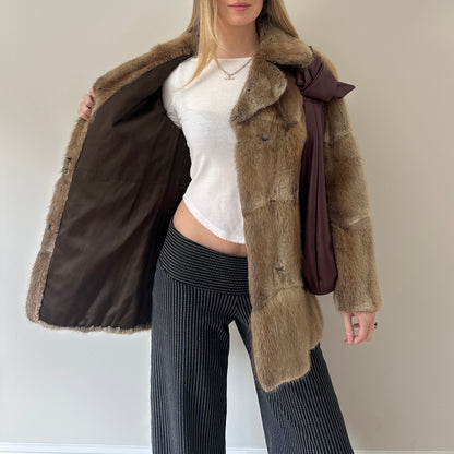 Vintage real fur coat