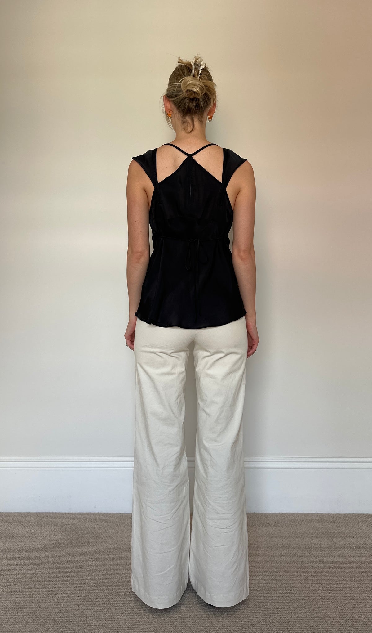 Vintage satin blouse