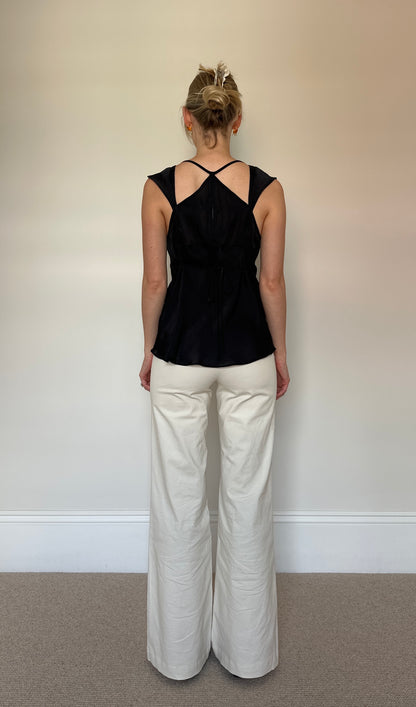 Vintage satin blouse