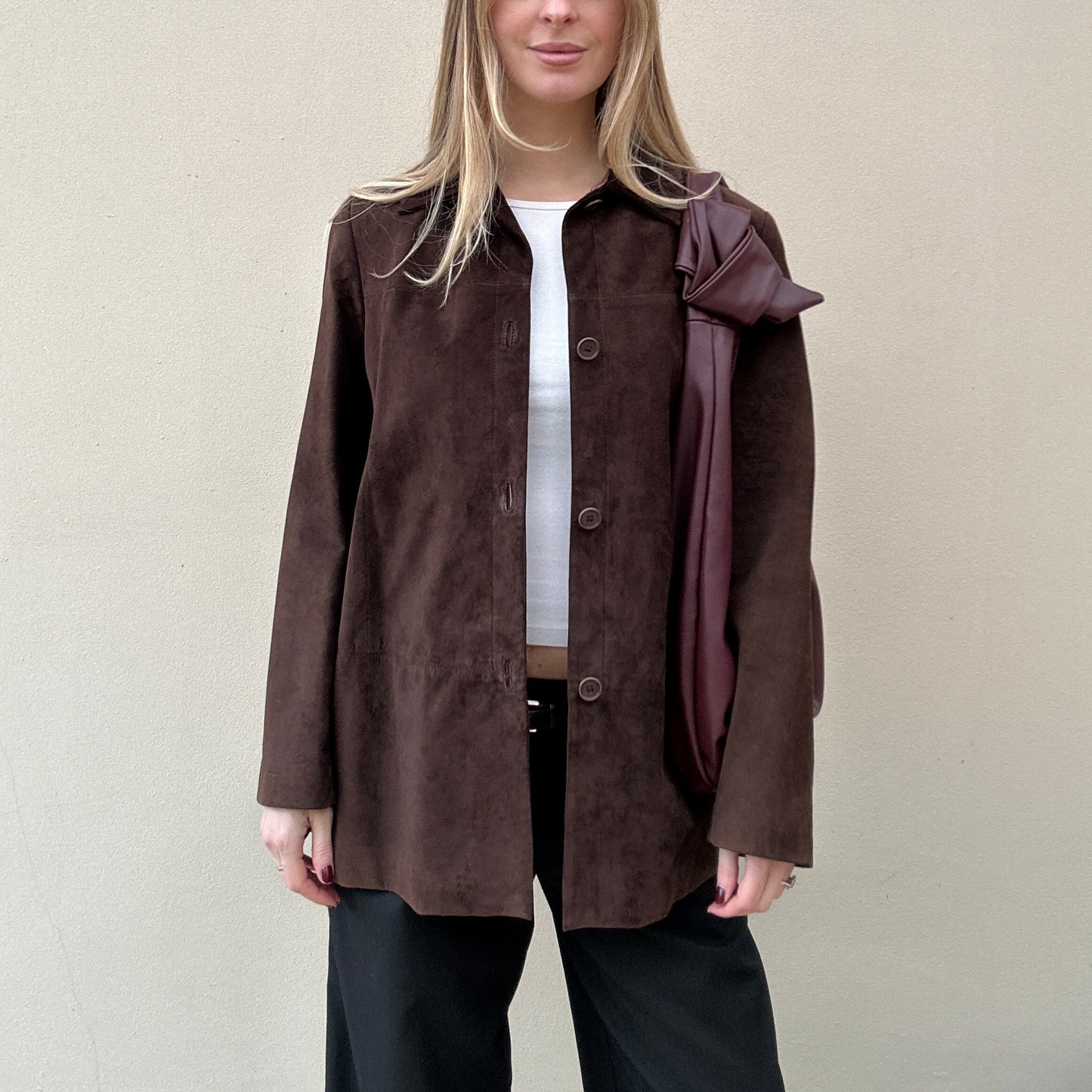 Vintage brown suede jacket