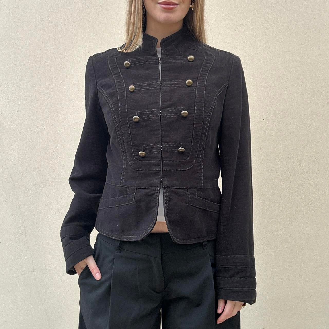 Vintage 00s military style jacket