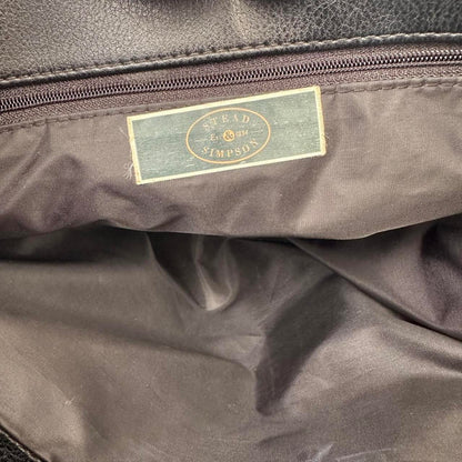Vintage black large tote bag